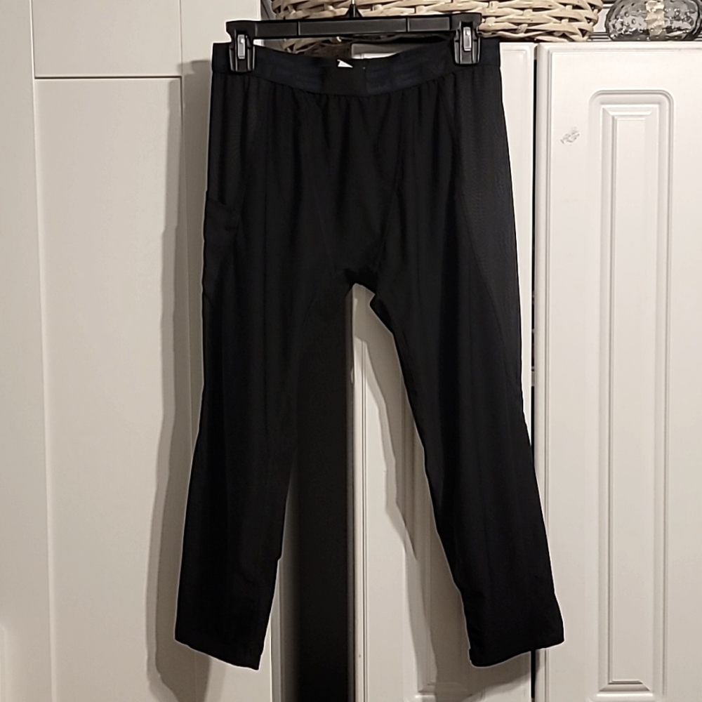 Devops Men's Black Performance Leggings Sz 2XL Spandex Compression Athletic